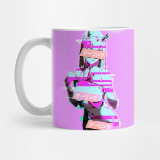 ダーリング Daringu #1 Zero Two Darling Franxx Glitch Edit Mug